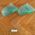 Lot of 7 Curved Pimpled Glass HANGING LIGHT / LAMP 4-1/2" Replacement Panes NOS