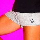 Abercrombie and Fitch sexy Moose Logo flat cotton Board  Surf Shorts Gray S