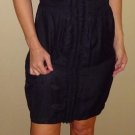 ANGIE  professional date night ruffle womens SEXY LITTLE BLACK DRESS Small