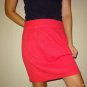 Mossimo siren red NWT professional womens lined Chic Skirt 8