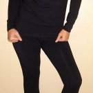 PolarMax Patagonia 3 pc women’s black skilodge winter outfit gear set XS M S