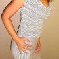 Derek Lam Black Ivory Pinstripe Skirt dress womens XS | Extra Small