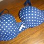 GAP Body royal beach blue sexy polka dot bra lingerie 32C