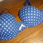 GAP Body royal beach blue sexy polka dot bra lingerie 32C