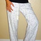 Old Navy womens sexy flannel ski lodge grey star winter lounge pants | S | Small