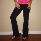 AERIE AEO American Eagle black casual style yoga pants cotton stripe Extra Small