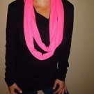 PINK Wrap Vibrant Infinity scarf sash sexy multi way womens One size
