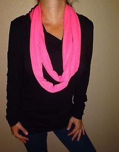 PINK Wrap Vibrant Infinity scarf sash sexy multi way womens One size