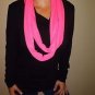 PINK Wrap Vibrant Infinity scarf sash sexy multi way womens One size