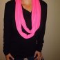 PINK Wrap Vibrant Infinity scarf sash sexy multi way womens One size