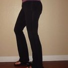 Victorias Secret Pink sexy fitness VS gym yoga pants PURPLE racing stripe XS