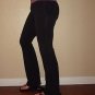 Victorias Secret Pink sexy fitness VS gym yoga pants PURPLE racing stripe XS