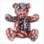 Patriotic Patchwork Bear Bank