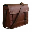 Goat Leather Shoulder Laptop Bag
