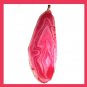 229ct Cherry Red AGATE Freeform Shaped Gemstone 925 Sterling Silver Pendant