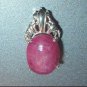7.00ct Natural RED RUBY Oval 13x10mm Faceted Gemstone Sterling Silver Pendant