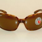 New RAY BAN Sunglasses Brown Frame  RB 4068 642/57  Glass POLARIZED Brown Lenses
