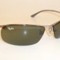 New RAY BAN Sunglasses TOP BAR Gunmetal Frame RB 3183 004/71 Gray/Green Lenses