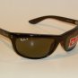 New RAY BAN Sunglasses BALORAMA Black Frame RB 4089 601/58 Glass POLARIZED Green