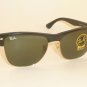 New RAY BAN Sunglasses CLUBMASTER OVERSIZED Black Frame RB 4175 877  G-15 Lenses