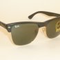 New RAY BAN Sunglasses CLUBMASTER OVERSIZED Black Frame RB 4175 877  G-15 Lenses