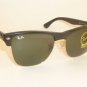 New RAY BAN Sunglasses CLUBMASTER OVERSIZED Black Frame RB 4175 877  G-15 Lenses
