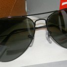 New RAY BAN Sunglasses AVIATOR  Large Metal II  Black Frame  RB 3026 L2821  62mm
