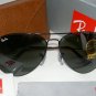 New RAY BAN Sunglasses AVIATOR  Large Metal II  Black Frame  RB 3026 L2821  62mm