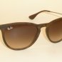 New RAY BAN Erika Sunglasses Tortoise Frame RB 4171 865/13 Gradient Brown 54mm