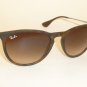 New RAY BAN Erika Sunglasses Tortoise Frame RB 4171 865/13 Gradient Brown 54mm