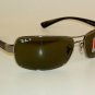 New RAY BAN Sunglasses Gunmetal Frame RB 3379 004/58 Glass Polarized Lenses
