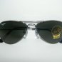 New RAY BAN Sunglasses AVIATOR SMALL METAL Gunmetal RB 3044 W3100 52mm G-15 Lens