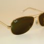 New RAY BAN Sunglasses COCKPIT RB 3362 001 Gold Frame G-15 Glass Lenses 56mm