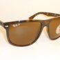 New RAY BAN Sunglasses Brown Frame RB 4147 710/57 Glass POLARIZED Brown Lenses