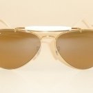 New RAY BAN Sunglasses  AVIATOR Outdoorsman Gold Frame   RB 3407 001/3K  Mirror