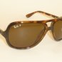 New RAY BAN Sunglasses Tortoise Frame RB 4162 710/57 Polarized Brown Lenses