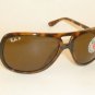 New RAY BAN Sunglasses Tortoise Frame RB 4162 710/57 Polarized Brown Lenses