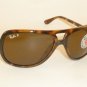 New RAY BAN Sunglasses Tortoise Frame RB 4162 710/57 Polarized Brown Lenses