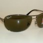 New RAY BAN Worrior Sunglasses Gunmetal RB 3342 004/58 Glass Polarized Lenses
