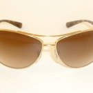 New  RAY BAN  Sunglasses Gold Frame  RB 3386 001/13  Gradient Brown Lenses  63mm