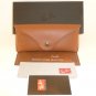New RAY BAN Aviator Gold Outdoorsman Leather RB 3422Q 001/51 Gradient Brown 58mm
