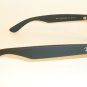 New RAY BAN Sunglasses Matte Black Rubber WAYFARER  RB 2132 622  G-15 Glass 52mm