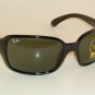 New RAY BAN Sunglasses Black Frame RB 4068 601 G-15 Glass Lenses