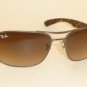 New RAY BAN Sunglasses Matte Gunmetal Frame RB 3522 029/13 Gradient Brown 64mm