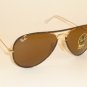 New RAY BAN Sunglasses FULL COLOR Gold Tortoise RB 3025JM 001 B-15 Brown 58mm