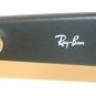 New RAY BAN Justin Sunglasse Matte Black Rubber RB 4165 622/55 Blue Mirror 54mm