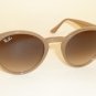 New RAY BAN Sunglasses Light Brown Frame RB 2180 6166/13 Gradient Brown Lenses