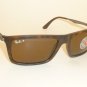 New RAY BAN Sunglasses Tortoise Frame RB 4214 6092/83 Polarized Brown Lenses