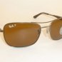 New RAY BAN Sunglasses Matte Gunmetal Frame RB 3515 029/83 Polarized Brown