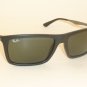 New RAY BAN Sunglasses Matte Black Frame RB 4214 601S/71 Green Lenses
